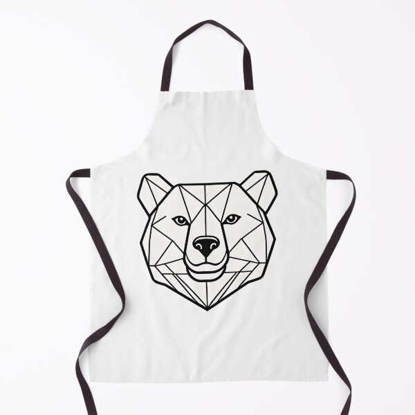 Item preview, Minimal Bear Head Line Art – Modern Wildlife Illustration -2 designed and sold by RELAX STATION.
