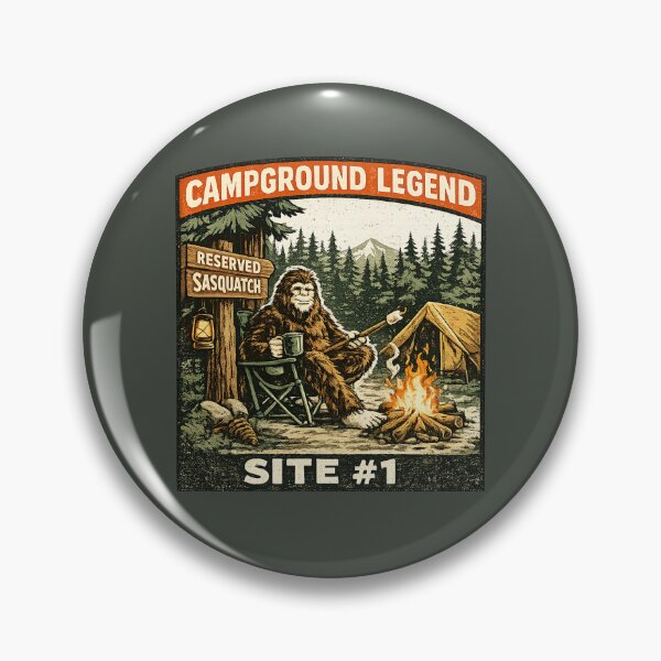 Item preview, Funny Bigfoot - Campground Legend Shirt designed and sold by amarvilks.