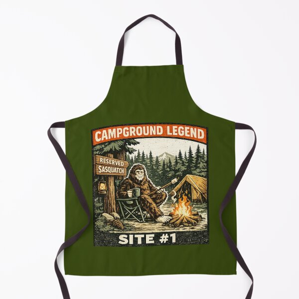 Item preview, Funny Bigfoot - Campground Legend Shirt designed and sold by amarvilks.