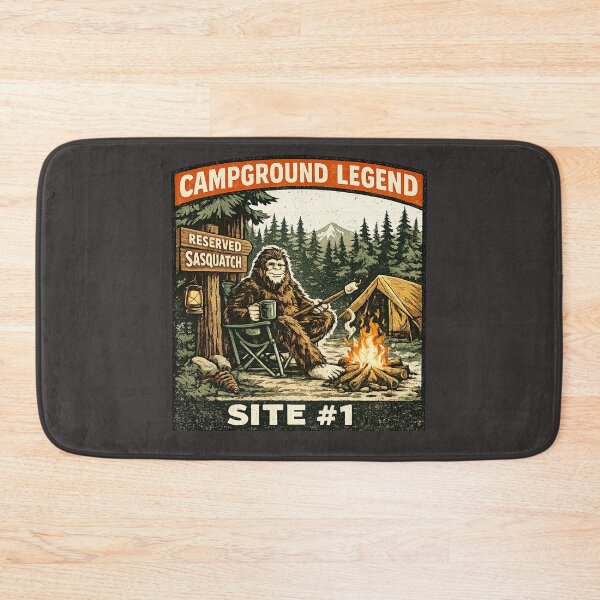 Item preview, Funny Bigfoot - Campground Legend Shirt designed and sold by amarvilks.