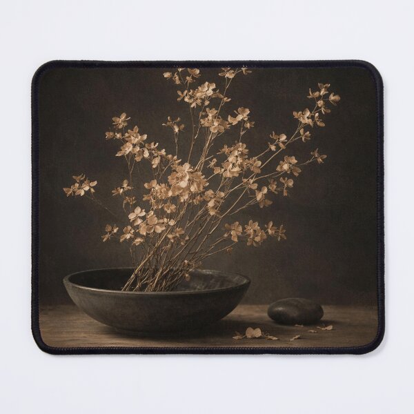 Item preview, Simple Bowl with Dried Flowers designed and sold by clarkhaven.