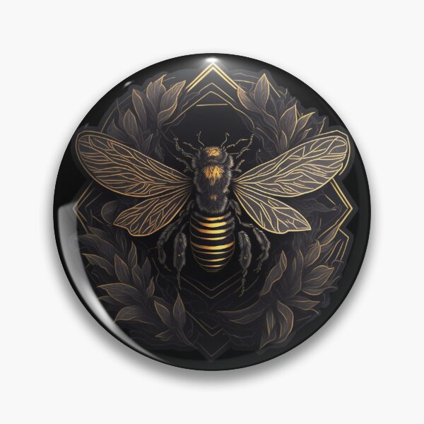 Item preview, Hardworking Bee - Spirit Animal Totem Art designed and sold by LenariumArt.