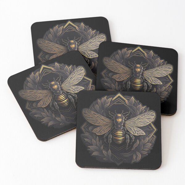 Item preview, Hardworking Bee - Spirit Animal Totem Art designed and sold by LenariumArt.