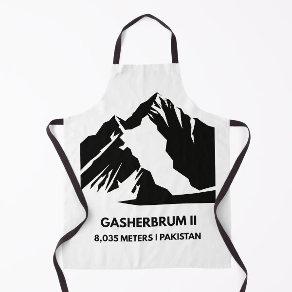 Item preview, Gasherbrum II Summit - Karakoram Giant Minimalist Silhouette designed and sold by Path&Peak.