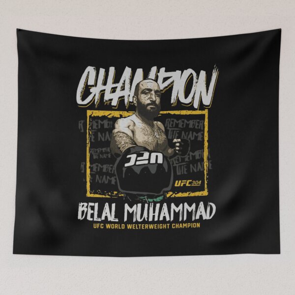 Item preview, Belal Muhammad UFC 304 Welterweight Champ designed and sold by JeyVel.