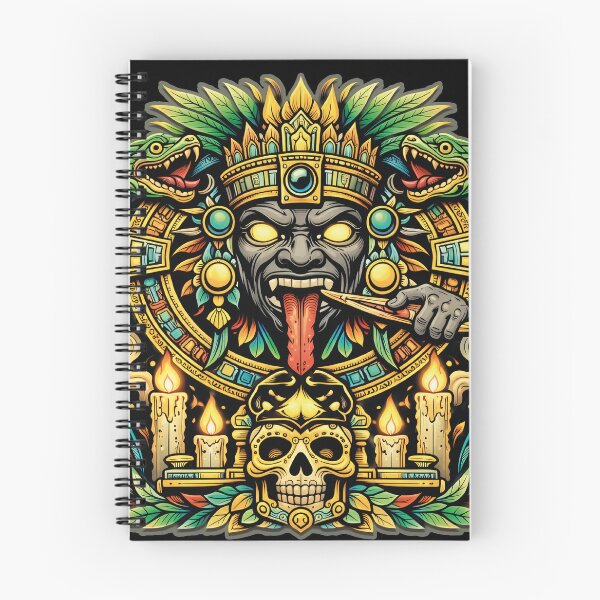 Item preview, Aztec Sacrifice Ritual - Vibrant Sun Deity Totem designed and sold by Totemica.