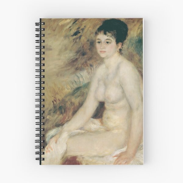 Item preview, Nach Dem Bade by Pierre-Auguste Renoir: Impressionist Nude Fine Art Print designed and sold by artofuniverse.