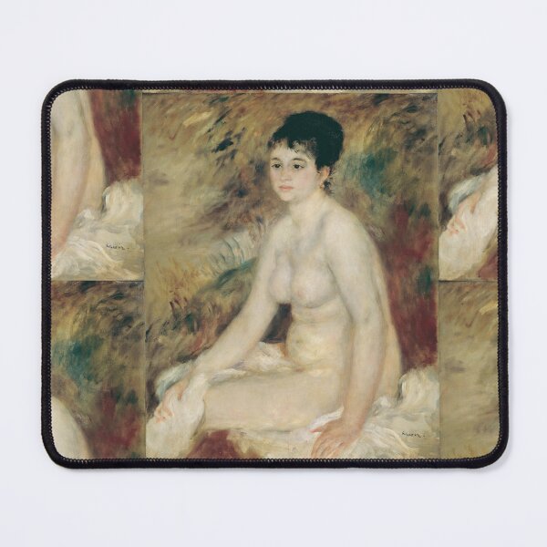 Item preview, Nach Dem Bade by Pierre-Auguste Renoir: Impressionist Nude Fine Art Print designed and sold by artofuniverse.