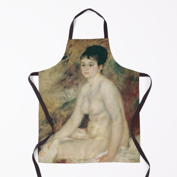 Item preview, Nach Dem Bade by Pierre-Auguste Renoir: Impressionist Nude Fine Art Print designed and sold by artofuniverse.