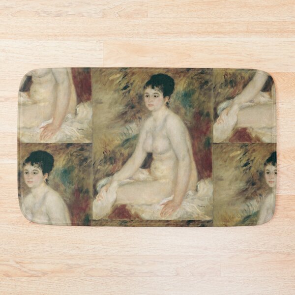 Item preview, Nach Dem Bade by Pierre-Auguste Renoir: Impressionist Nude Fine Art Print designed and sold by artofuniverse.