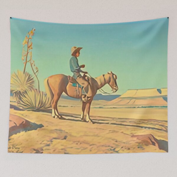 Item preview, New Upload - Maynard Dixon - Best Artist  -  Where’s Them Hosses, 1944 - Maynard Dixon  designed and sold by MirandaZArt.