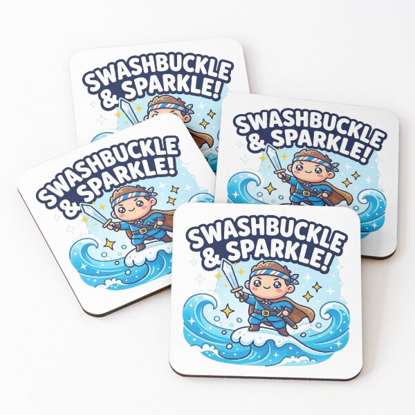 Item preview, HD Cute Kawaii Sea Swordsman Adventure designed and sold by ABArtByAlexST.