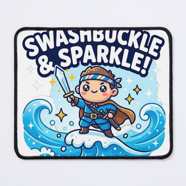 Item preview, HD Cute Kawaii Sea Swordsman Adventure designed and sold by ABArtByAlexST.