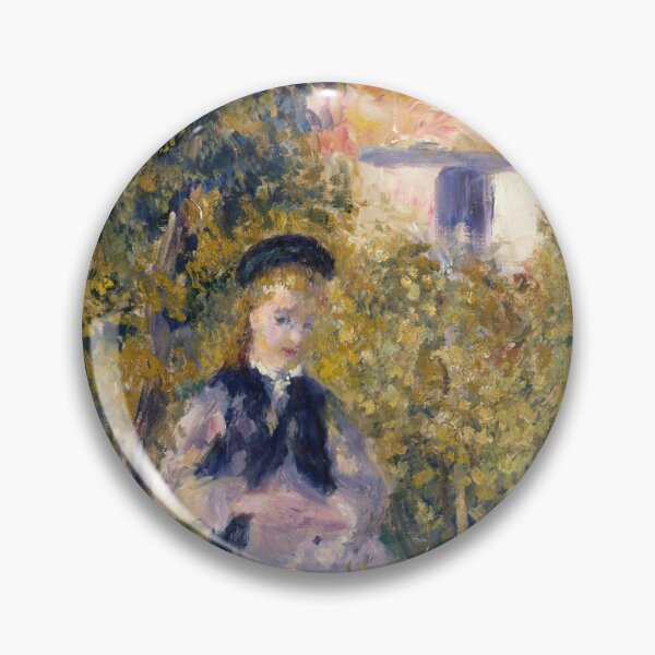 Item preview, Nini in the Garden Nini Lopez by Pierre-Auguste Renoir: Impressionist wall art designed and sold by artofuniverse.
