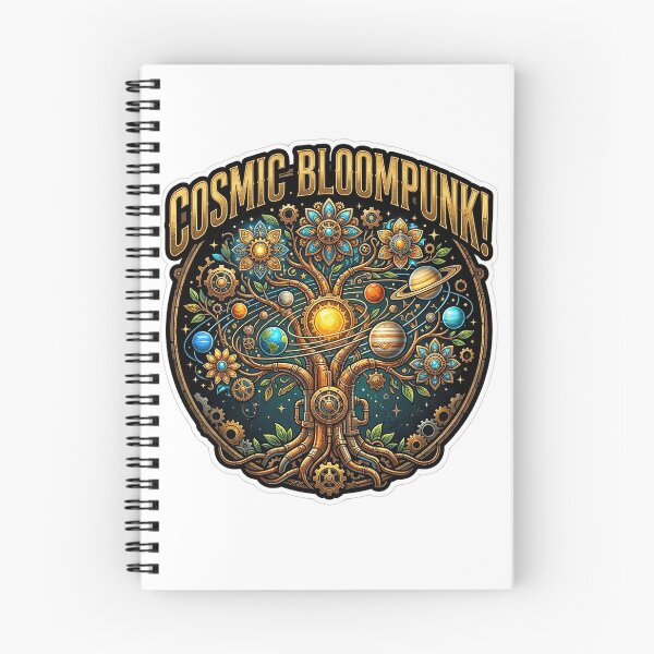 Item preview, FHD Steampunk Flowering Tree Solar System Art designed and sold by ABArtByAlexST.