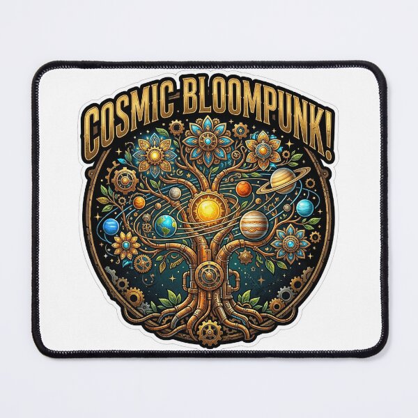 Item preview, FHD Steampunk Flowering Tree Solar System Art designed and sold by ABArtByAlexST.