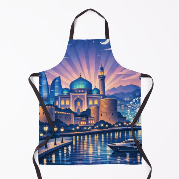 Item preview, Baku Azerbaijan Travel Poster designed and sold by MatthewHeights.