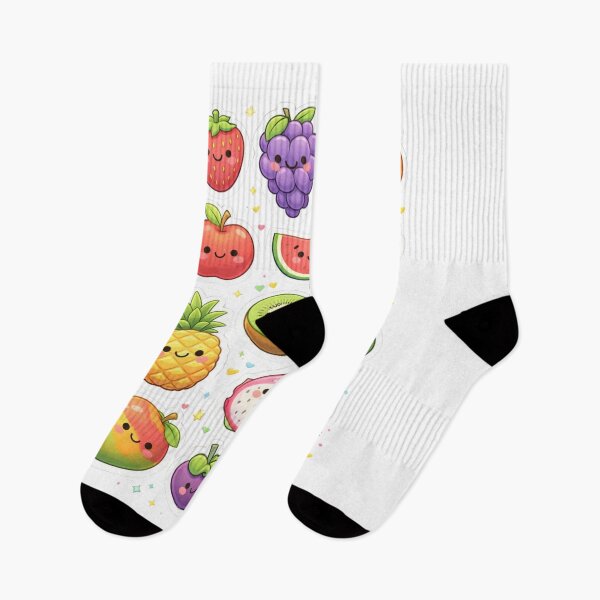 Item preview, Kawaii Fruit Friends Colorful Cute Snack Collection designed and sold by New Art.