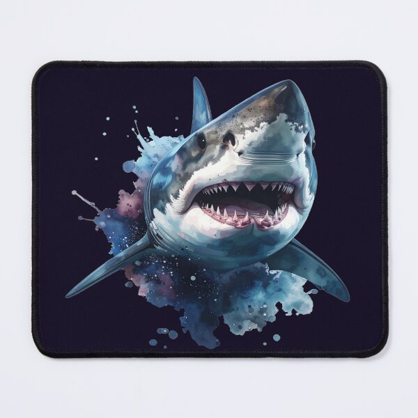 Item preview, King of the Deep, shark from the front designed and sold by LiskoDesign.