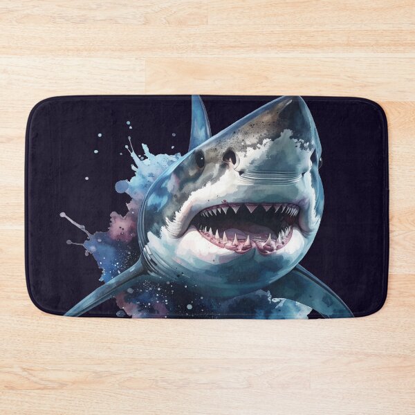 Item preview, King of the Deep, shark from the front designed and sold by LiskoDesign.