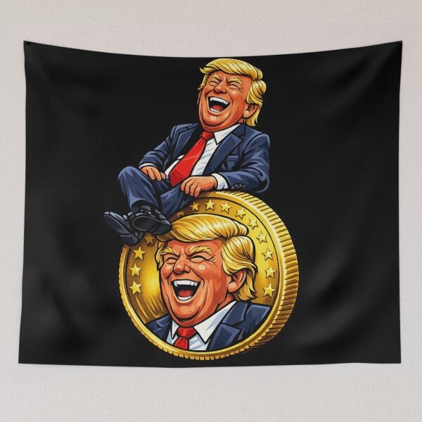 Item preview, Funny Trump Gold Coin Meme designed and sold by UnicornDreamers.