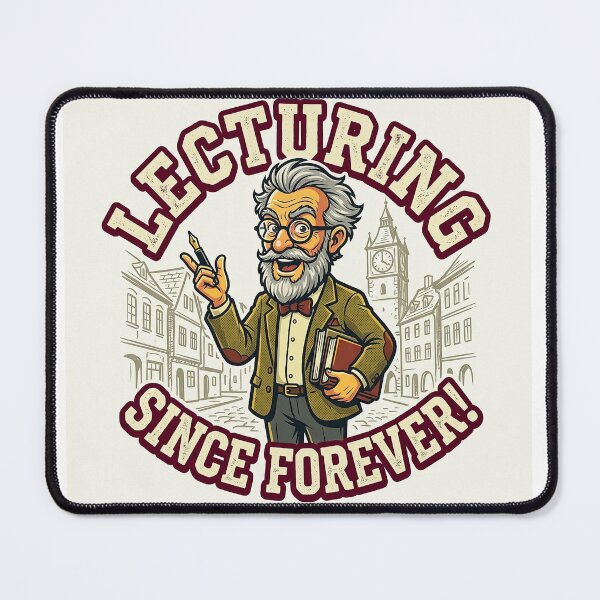 Item preview, 4K Whimsical Professor Caricature, Old Town Charm designed and sold by ABArtByAlexST.
