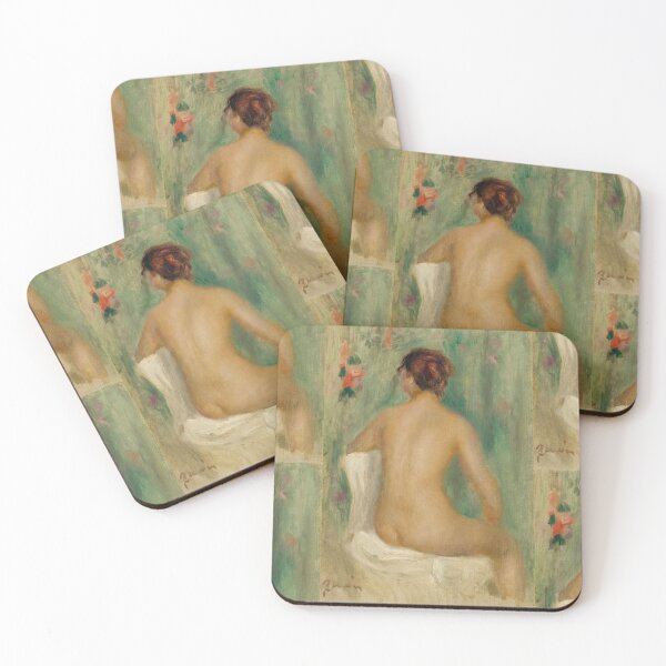 Item preview, Nu Assis De Dos by Pierre-Auguste Renoir: Impressionist Nude Fine Art Poster designed and sold by artofuniverse.