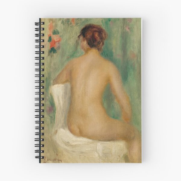 Item preview, Nu Assis De Dos by Pierre-Auguste Renoir: Impressionist Nude Fine Art Poster designed and sold by artofuniverse.