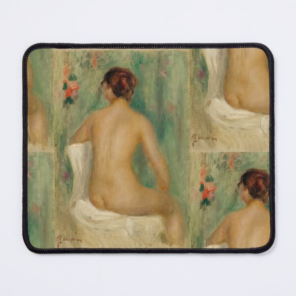 Item preview, Nu Assis De Dos by Pierre-Auguste Renoir: Impressionist Nude Fine Art Poster designed and sold by artofuniverse.