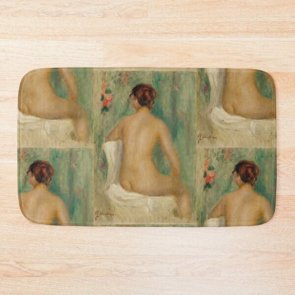 Item preview, Nu Assis De Dos by Pierre-Auguste Renoir: Impressionist Nude Fine Art Poster designed and sold by artofuniverse.