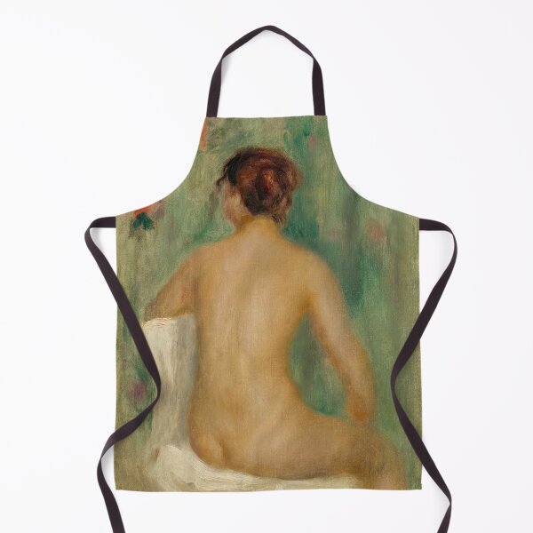 Item preview, Nu Assis De Dos by Pierre-Auguste Renoir: Impressionist Nude Fine Art Poster designed and sold by artofuniverse.