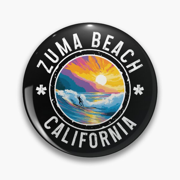 Item preview, Zuma Beach - California (with White Lettering) designed and sold by VelvetRoom.