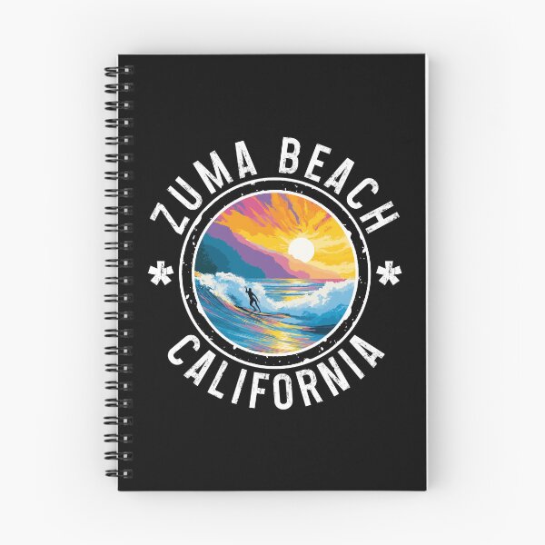 Item preview, Zuma Beach - California (with White Lettering) designed and sold by VelvetRoom.