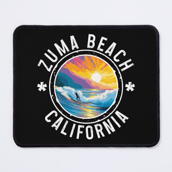 Item preview, Zuma Beach - California (with White Lettering) designed and sold by VelvetRoom.