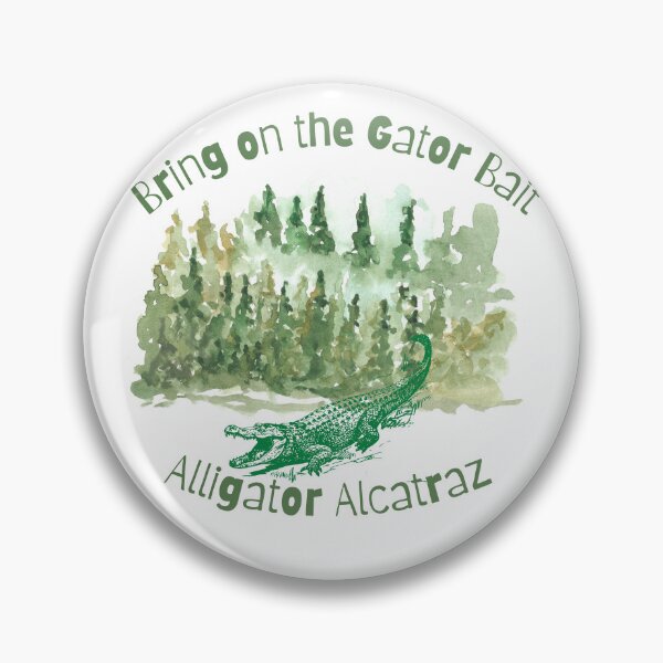 Item preview, Alligator Alcatraz - Bring On The Gator Bait Vintage Design designed and sold by artsdylan.