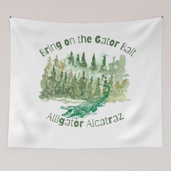 Item preview, Alligator Alcatraz - Bring On The Gator Bait Vintage Design designed and sold by artsdylan.