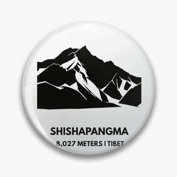 Item preview, Shishapangma Summit - Tibetan Crest Minimalist Silhouette designed and sold by Path&Peak.
