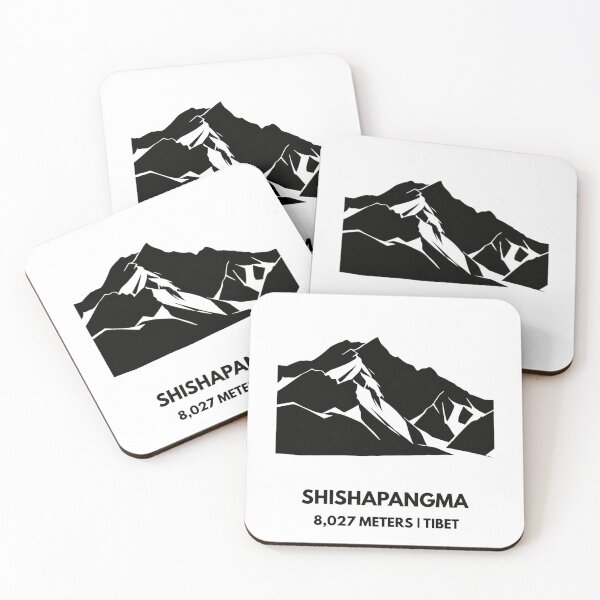 Item preview, Shishapangma Summit - Tibetan Crest Minimalist Silhouette designed and sold by Path&Peak.