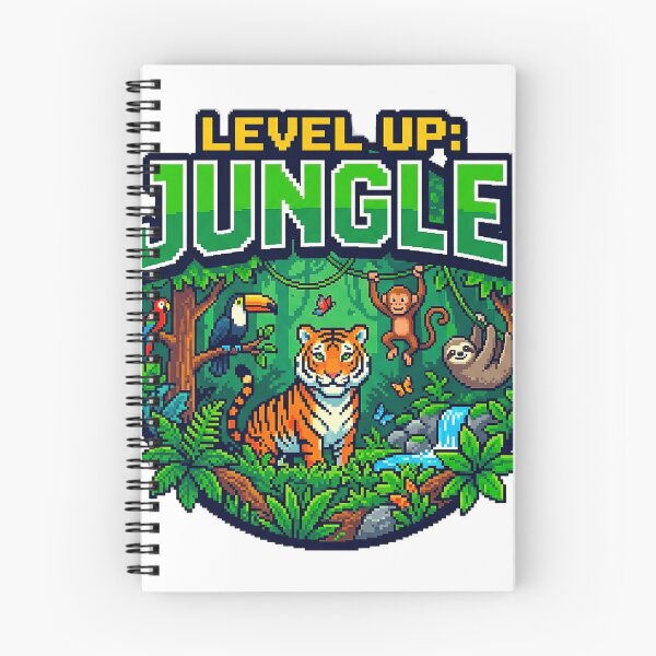 Item preview, UHD Deep Jungle Pixel Art Animals designed and sold by ABArtByAlexST.