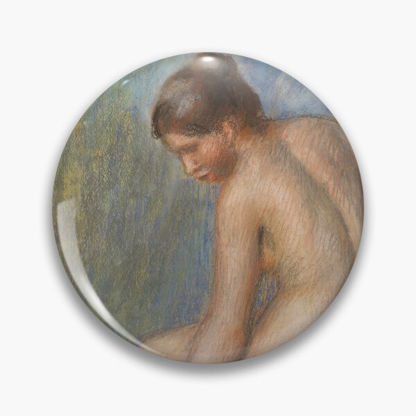 Item preview, Nu Au Fauteuil by Pierre-Auguste Renoir: Impressionist Nude Wall Art Poster designed and sold by artofuniverse.