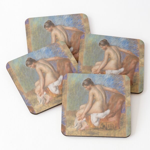 Item preview, Nu Au Fauteuil by Pierre-Auguste Renoir: Impressionist Nude Wall Art Poster designed and sold by artofuniverse.