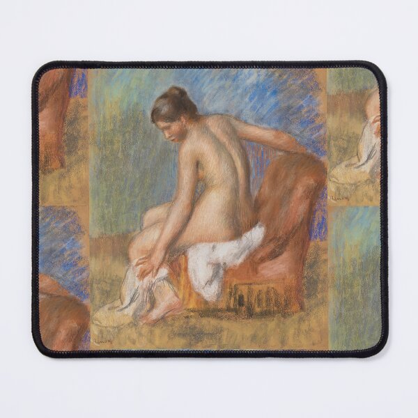 Item preview, Nu Au Fauteuil by Pierre-Auguste Renoir: Impressionist Nude Wall Art Poster designed and sold by artofuniverse.