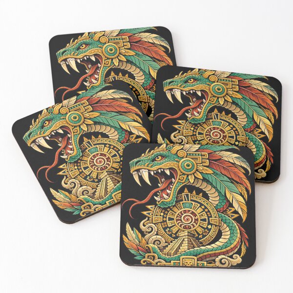 Item preview, Aztec Dragon – Feathered Serpent Design designed and sold by Totemica.