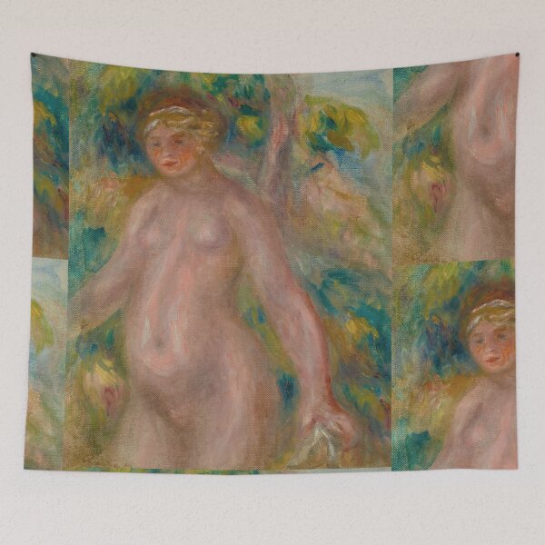 Aperçu de l'œuvre Nu Debout de Pierre-Auguste Renoir : Affiche d'art nu impressionniste créée et vendue par artofuniverse.
