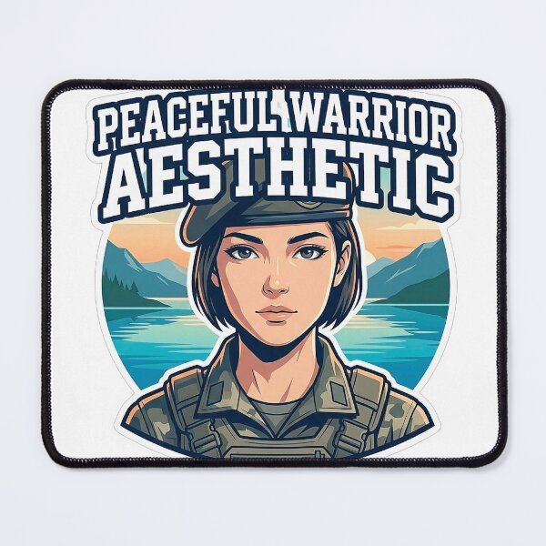 Item preview, 4K Realistic Anime Soldier at Serene Lake designed and sold by ABArtByAlexST.