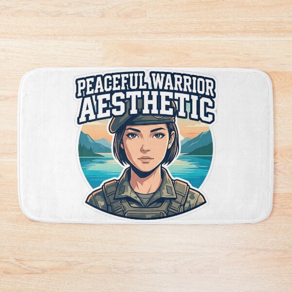 Item preview, 4K Realistic Anime Soldier at Serene Lake designed and sold by ABArtByAlexST.