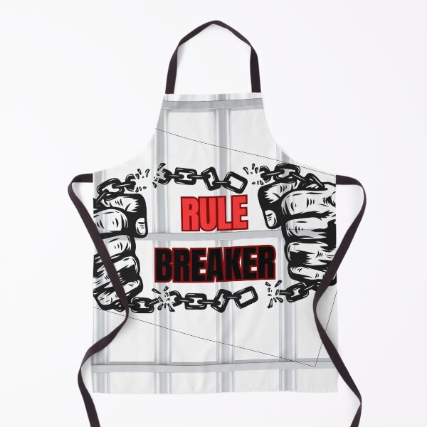 Item preview, Rule Breaker Broken Chains Prison Bars Graphic designed and sold by Stoneclove.