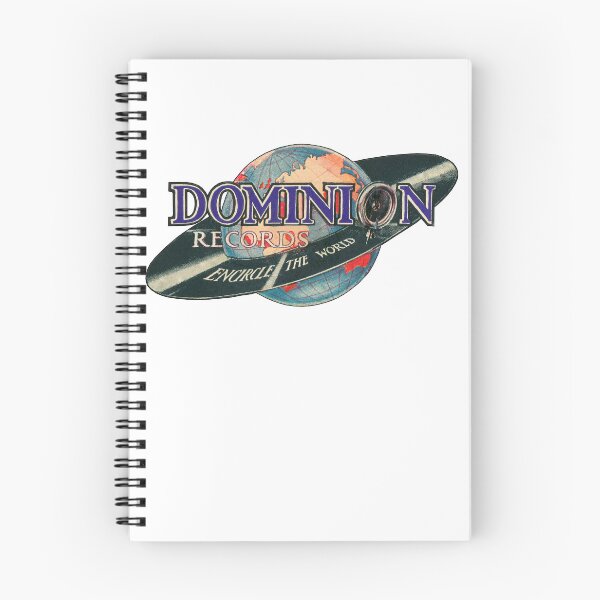 Item preview, Dominion Records designed and sold by Lonesome Dog Art.