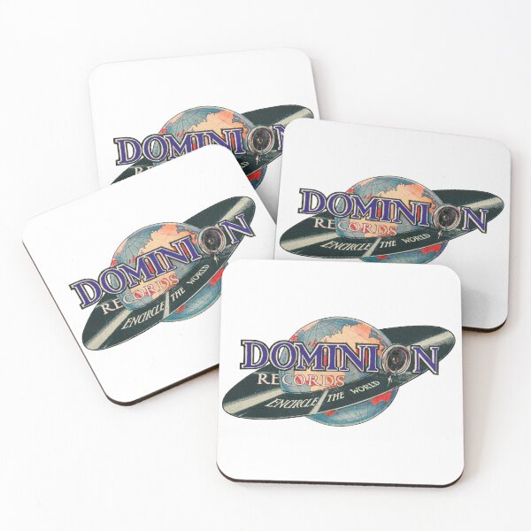 Item preview, Dominion Records designed and sold by Lonesome Dog Art.