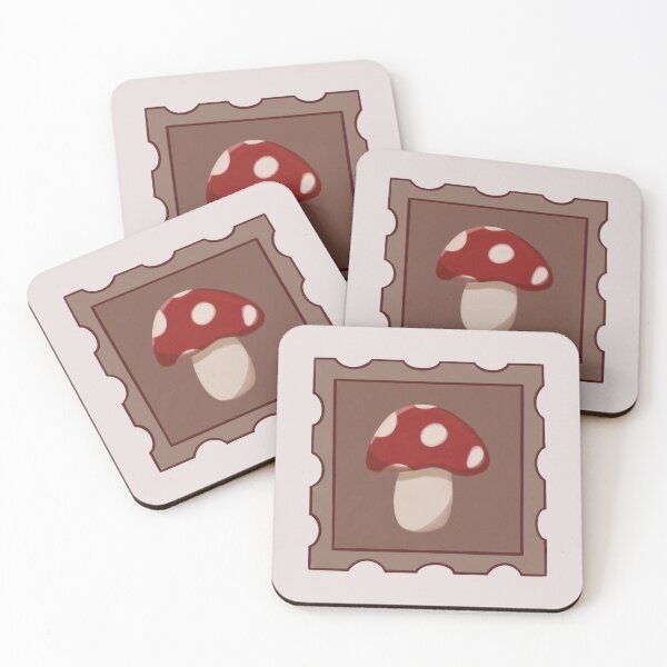 Item preview, Mushroom Stamp designed and sold by Just-2-Raccoons.